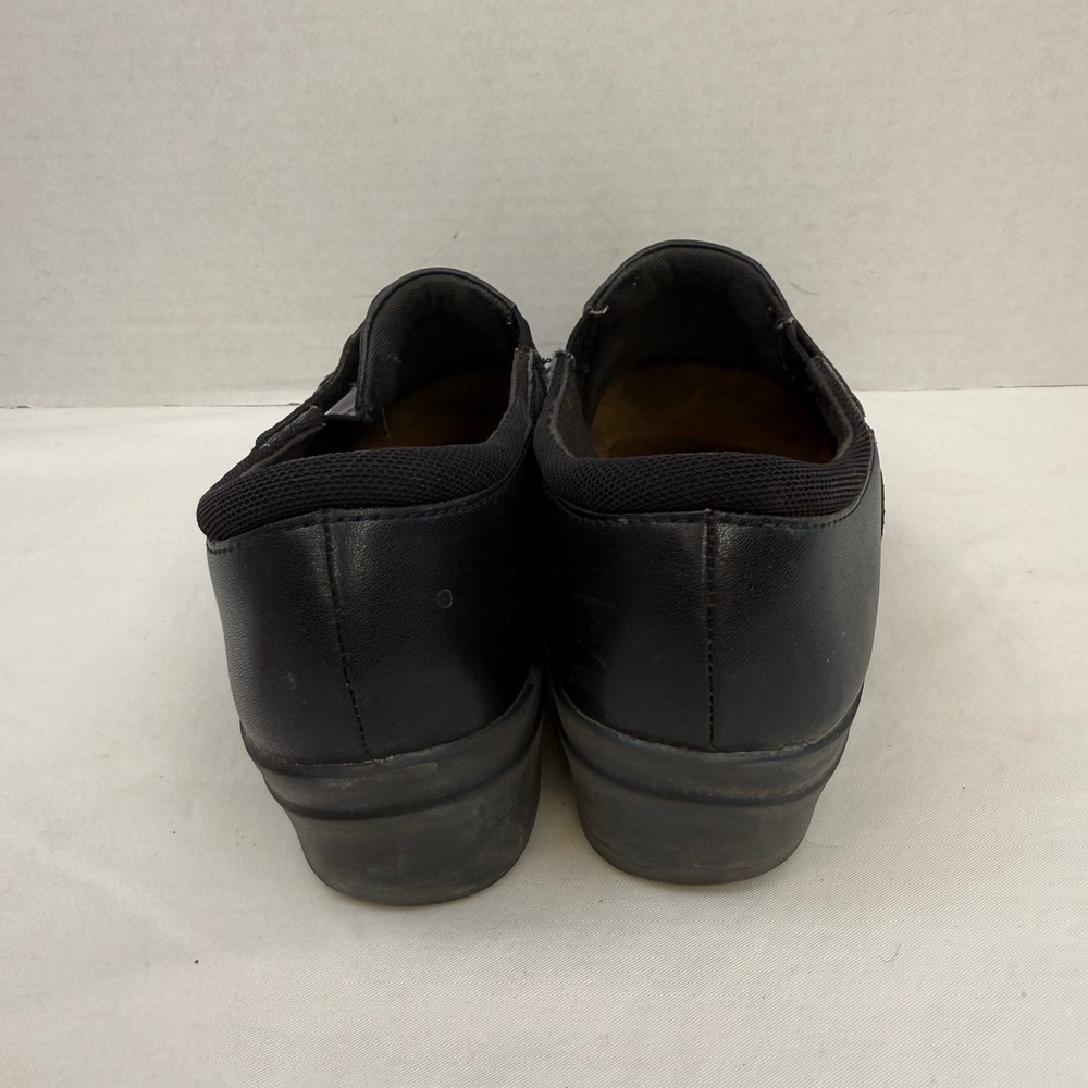 Clarks Collection Black Leather Slip On Loafers Ultimate Comfort Womens 8 22545 - Picture 7 of 12